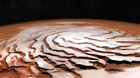 mars ice caps